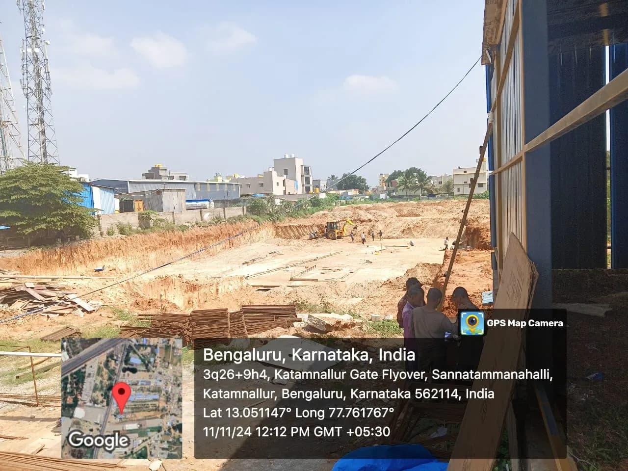 SBR Magnus: Site photo filed with Karnataka RERA