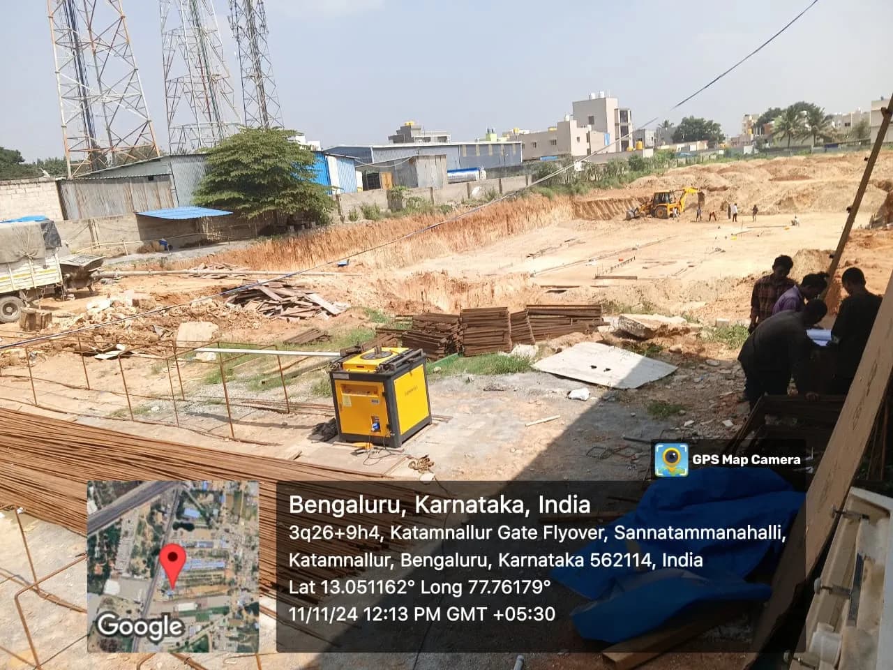 SBR Magnus: Site photo filed with Karnataka RERA