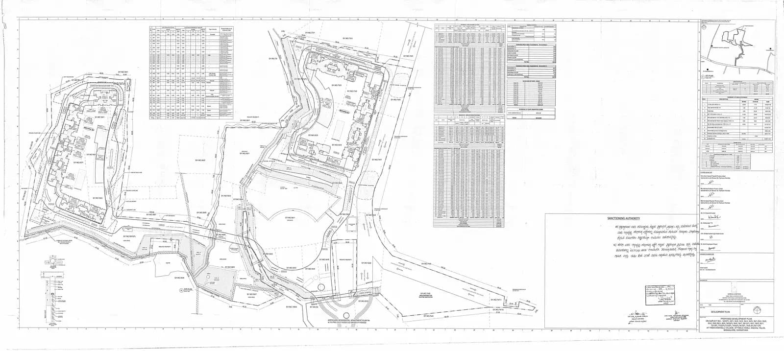 Sobha Hamptons -Townpark: Approved Building Plan (filed with Karnataka RERA)