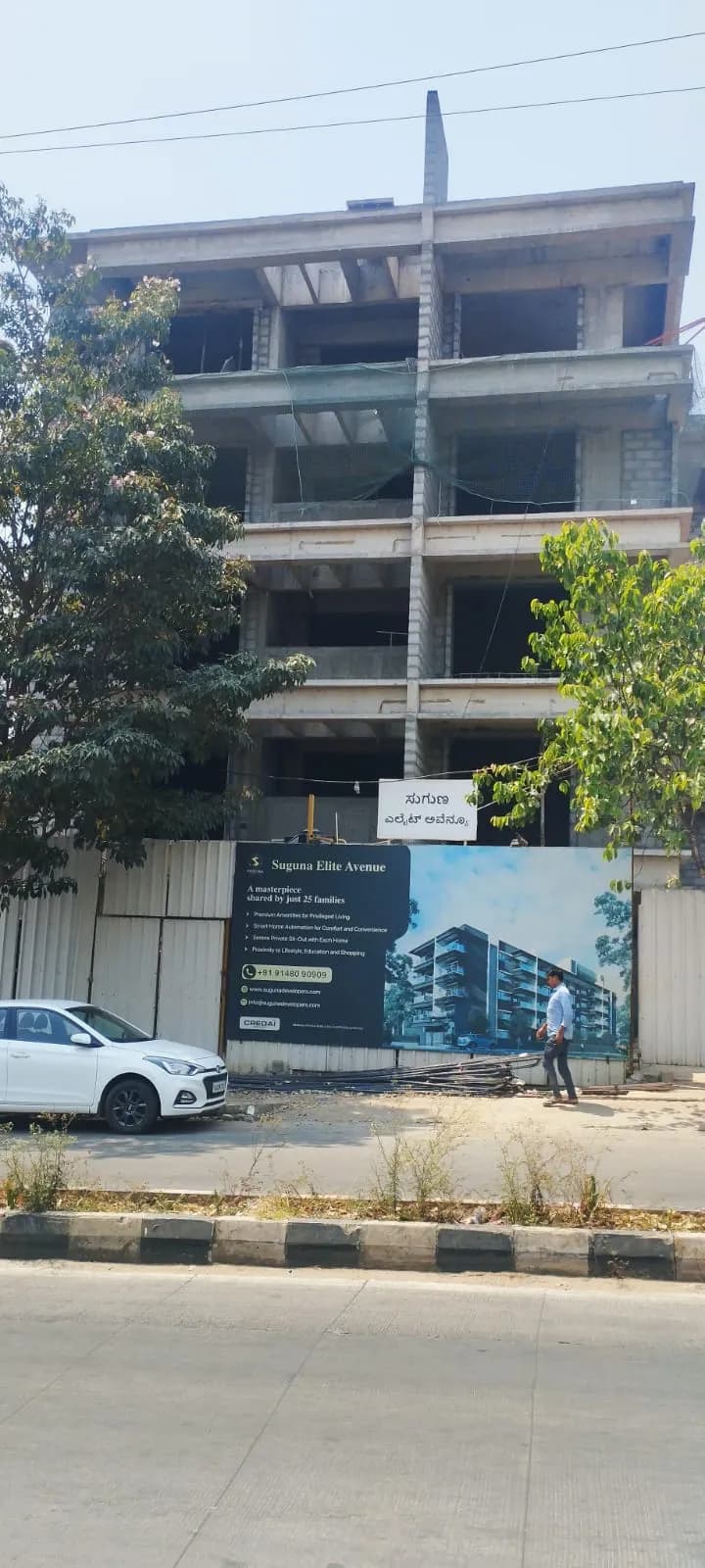 Suguna Elite Avenue: Site photo filed with Karnataka RERA
