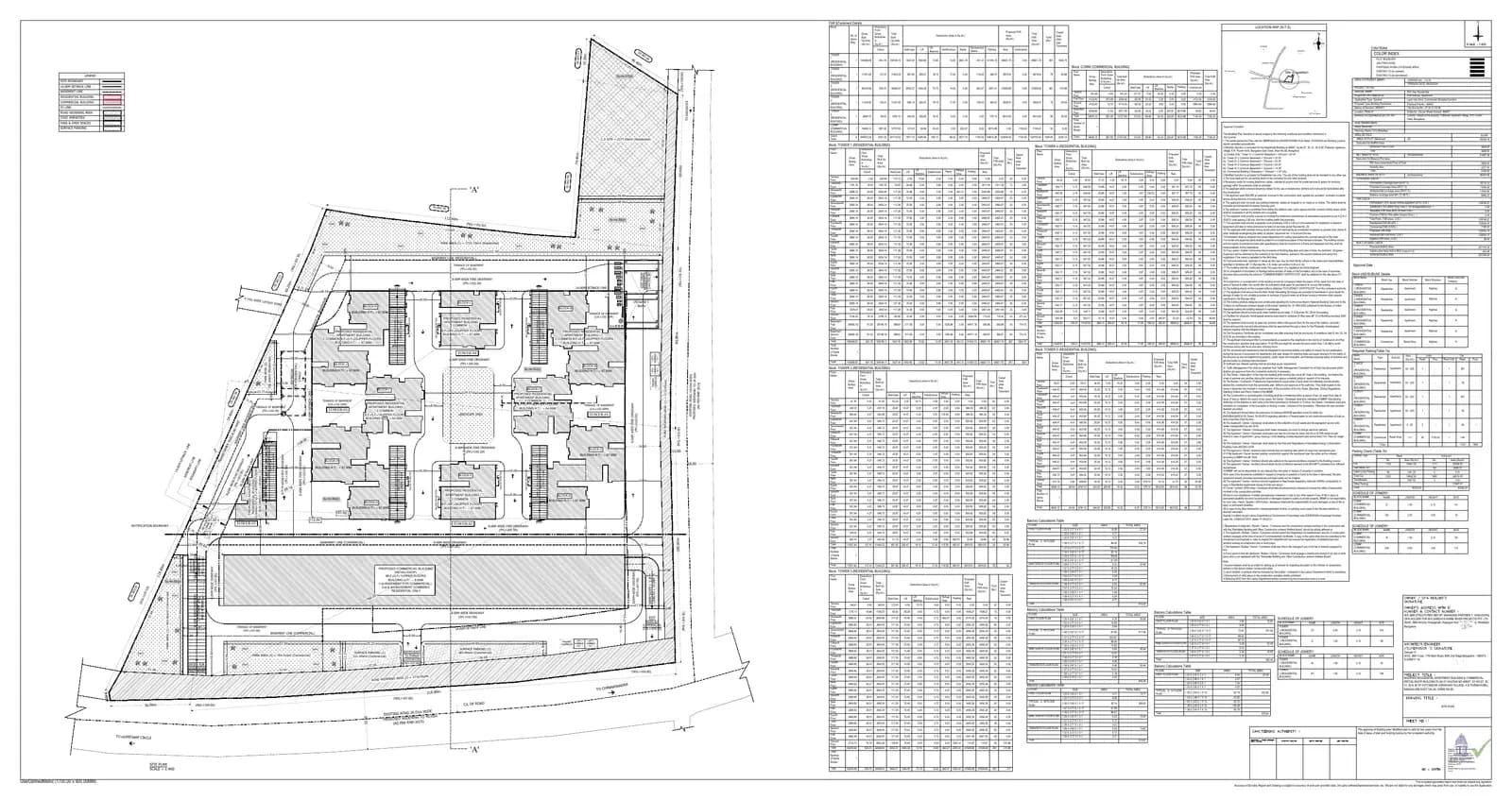 SBR One Residence: Approved Layout Plan (filed with Karnataka RERA)
