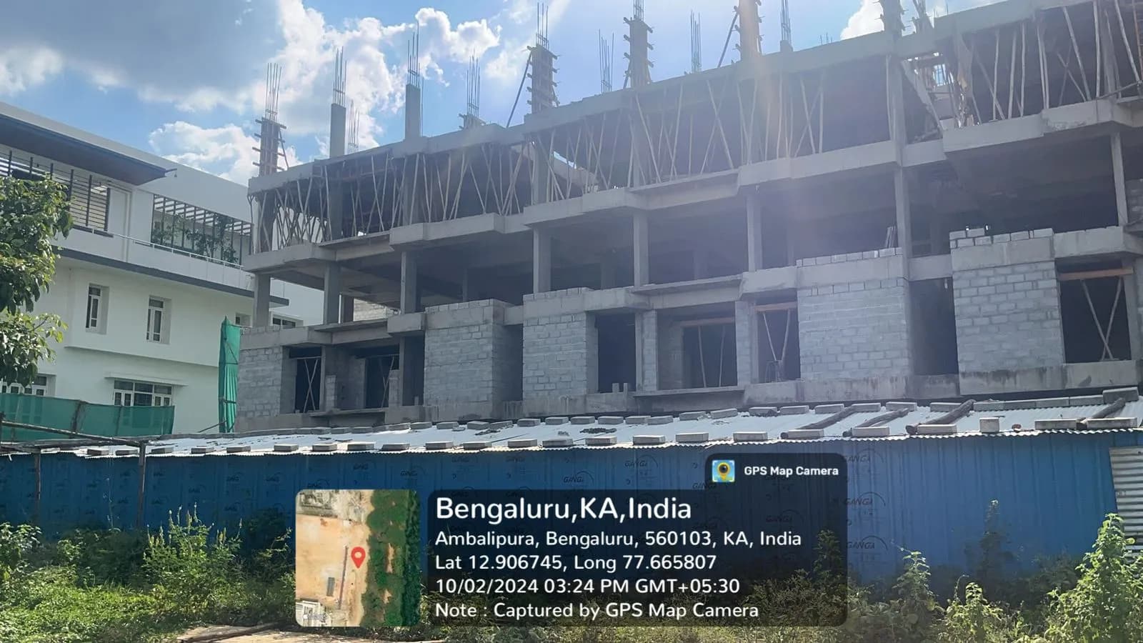 Windmere: Site photo filed with Karnataka RERA