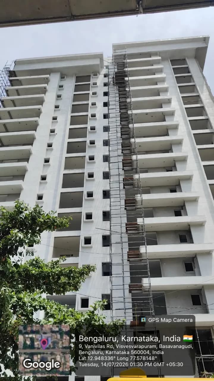 Shravanee Icon: Site photo filed with Karnataka RERA