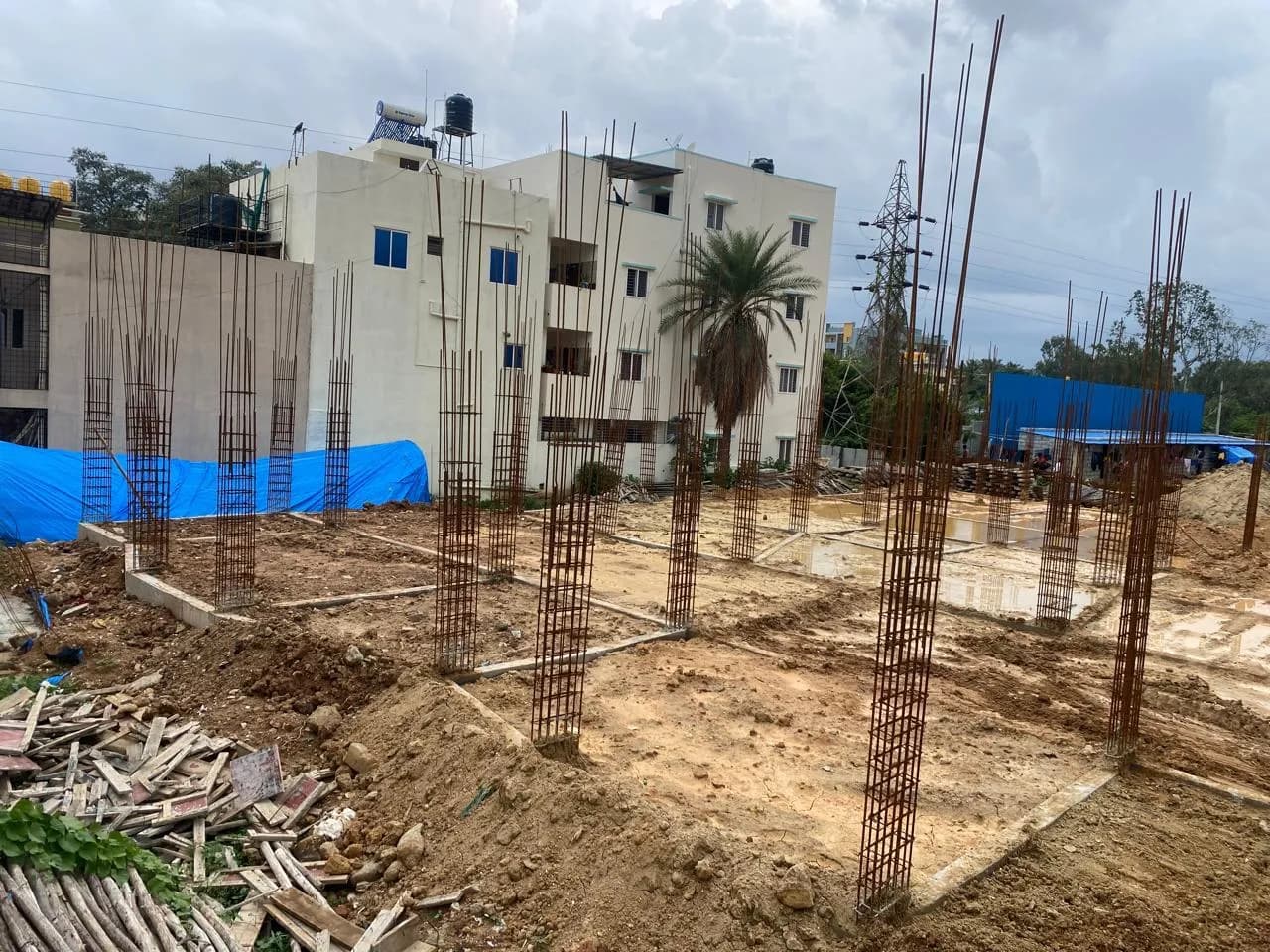 VKK Grand: Site photo filed with Karnataka RERA