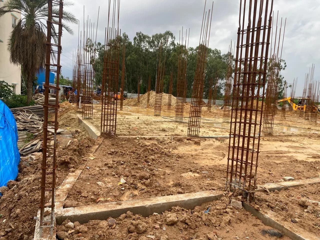 VKK Grand: Site photo filed with Karnataka RERA