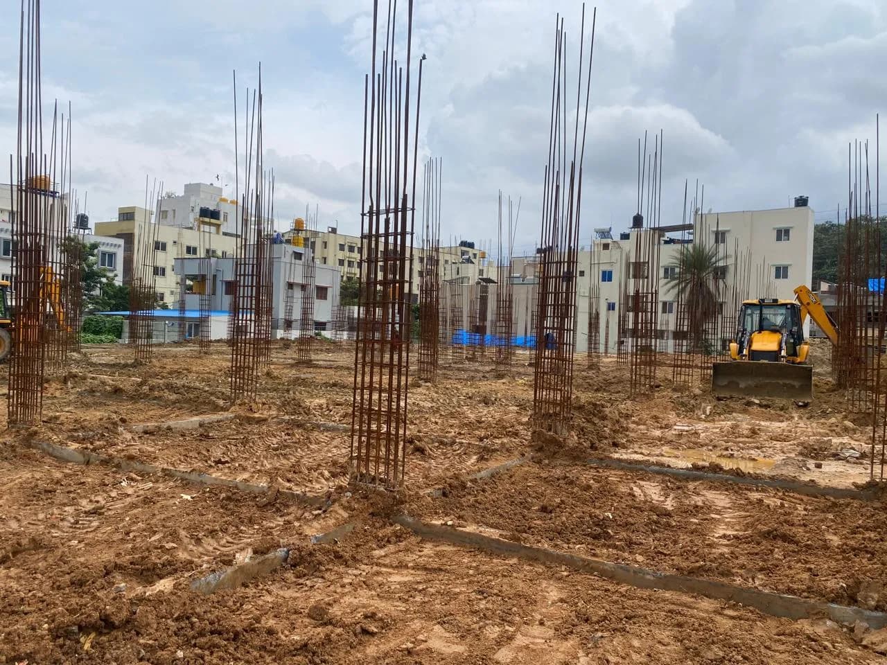 VKK Grand: Site photo filed with Karnataka RERA