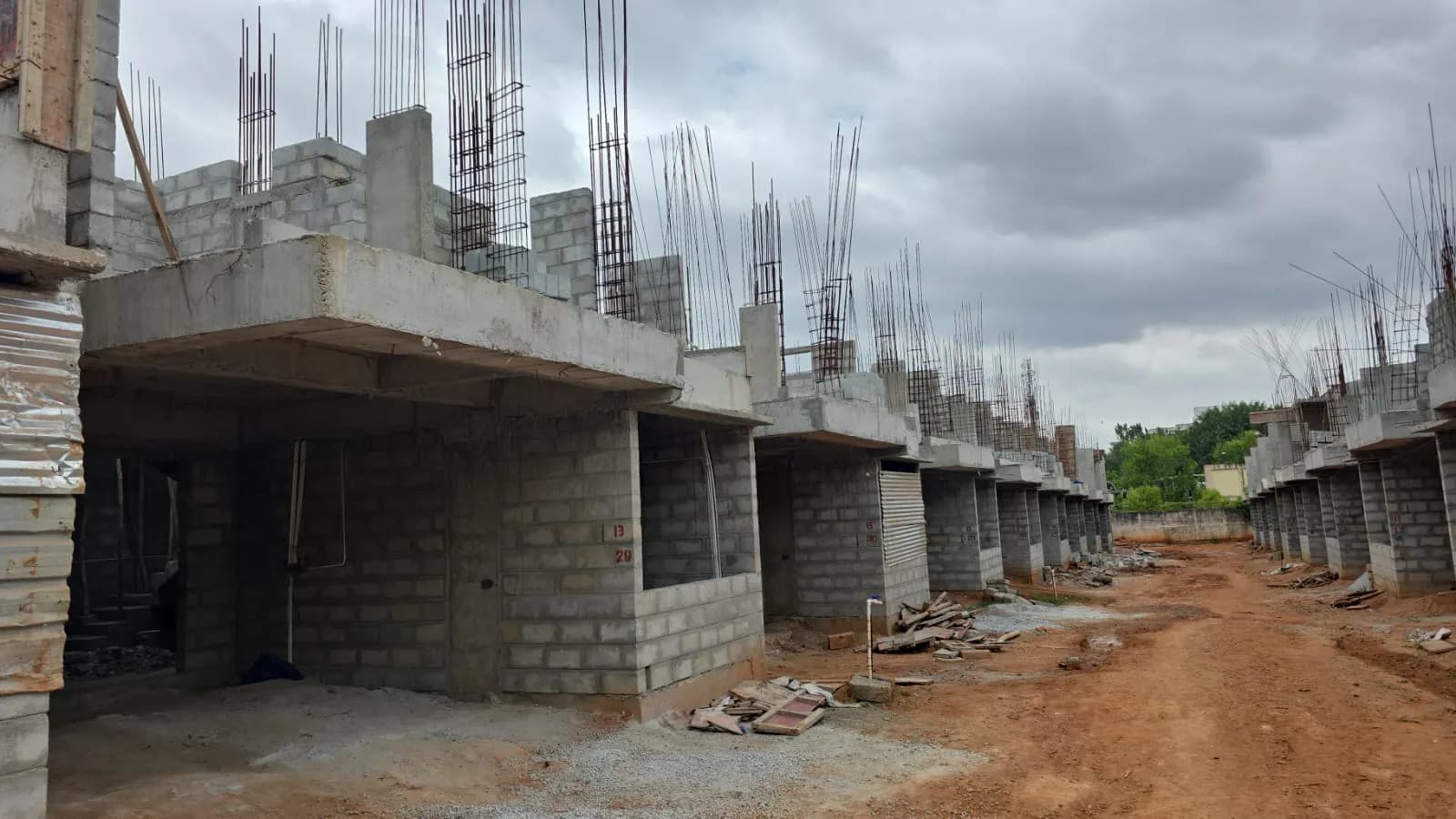 Mims Oakdale II: Site photo filed with Karnataka RERA