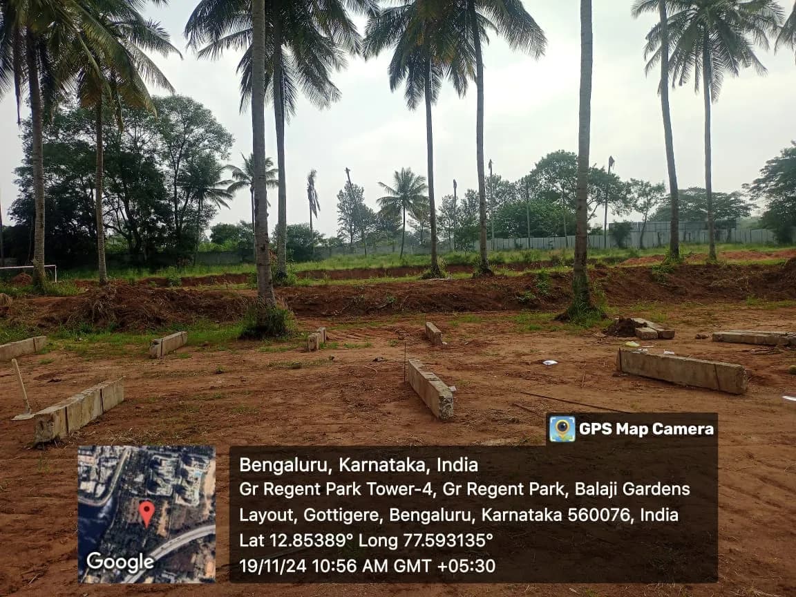 GRC Sapphire Spring: Site photo filed with Karnataka RERA