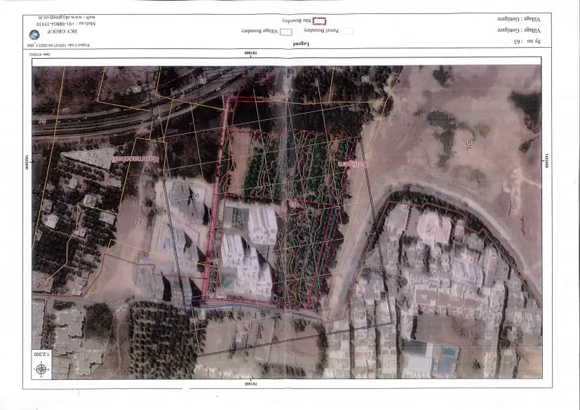 GRC Sapphire Spring: Google map DEMARCATION.pdf (filed with Karnataka RERA)