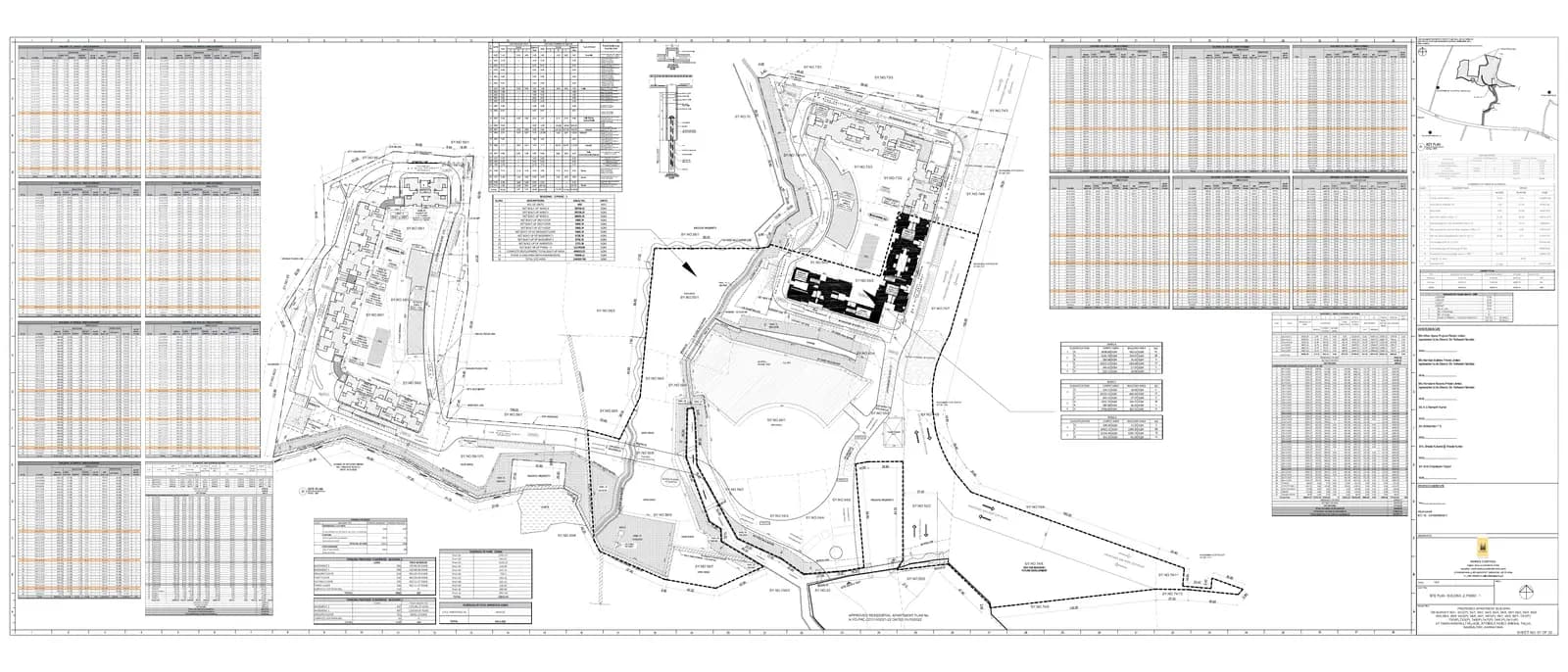 Sobha Hamptons -Townpark: Approved Building Plan (filed with Karnataka RERA)