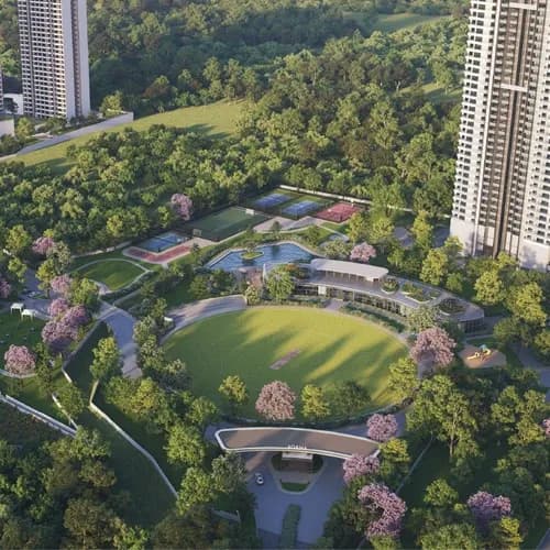 Sobha Madison Heights-Townpark: Central Park (artist’s impression)