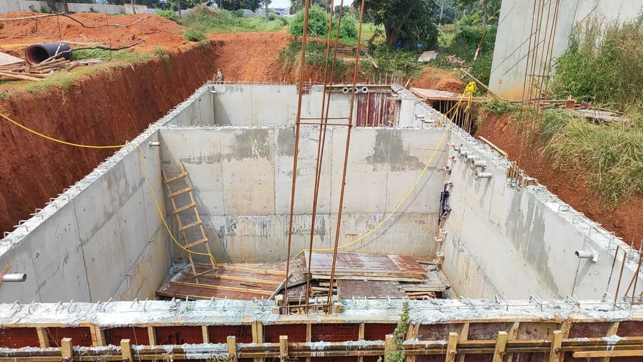 Adarsh Forest Glen: Site photo filed with Karnataka RERA