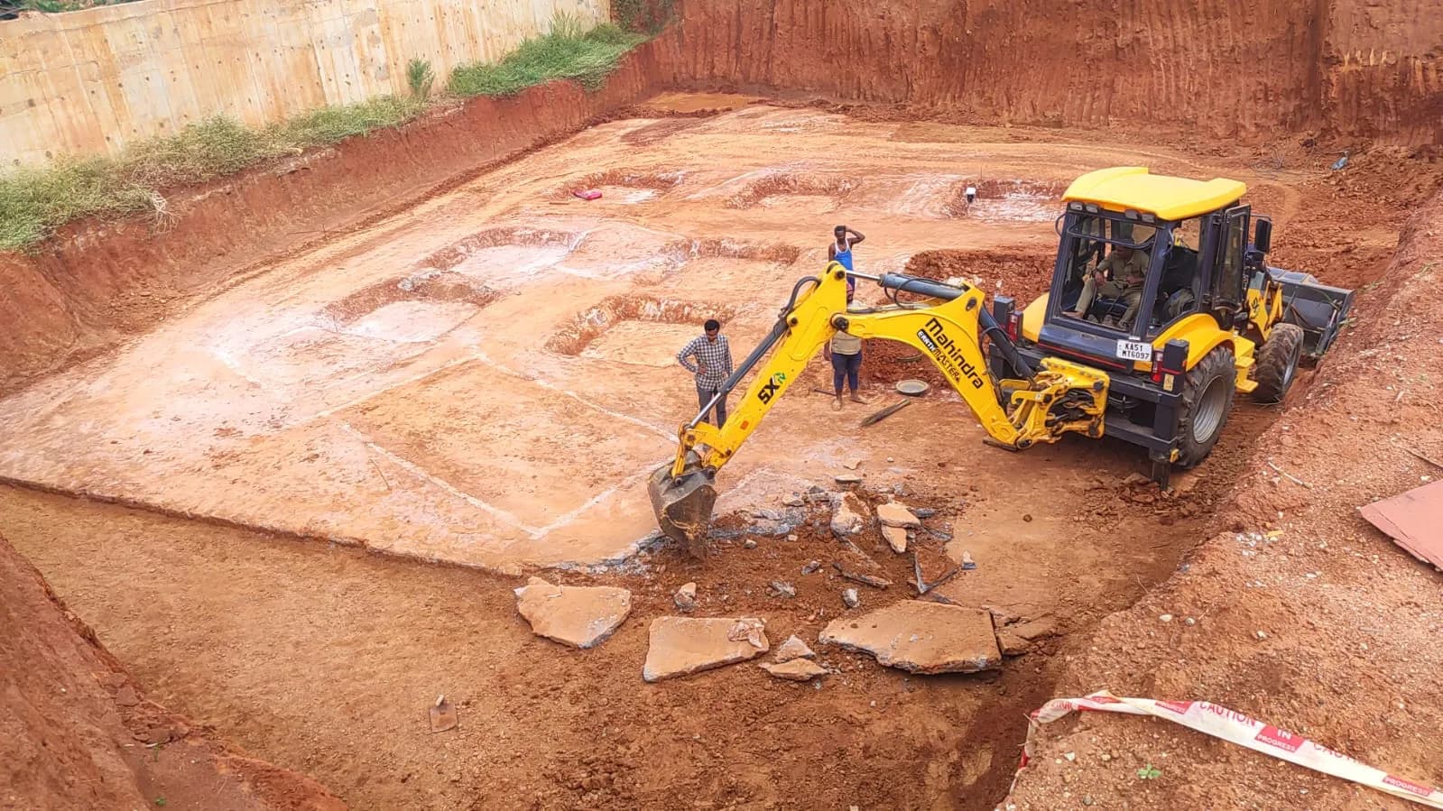 Adarsh Forest Glen: Site photo filed with Karnataka RERA