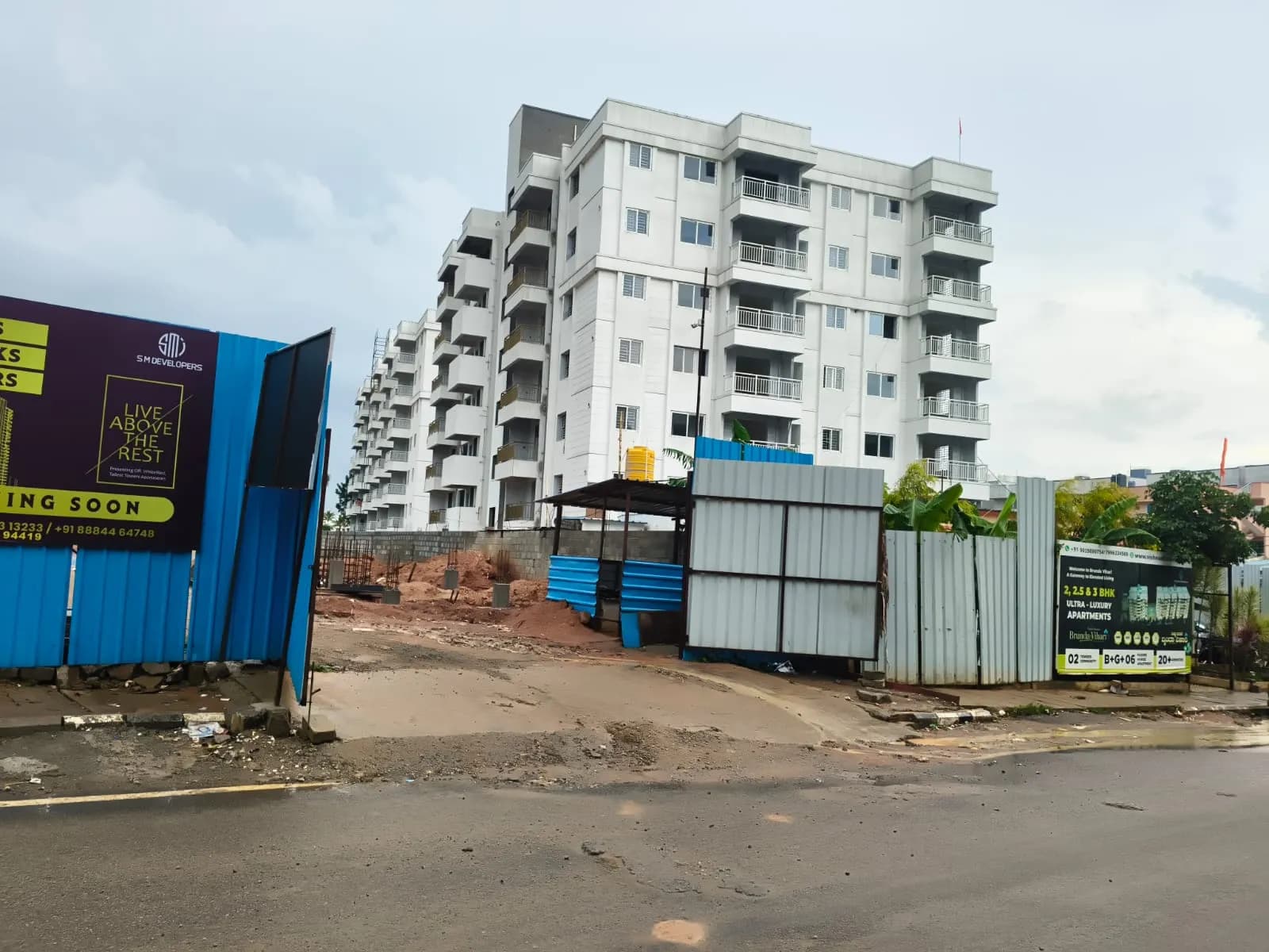 Brunda Vihari: Site photo filed with Karnataka RERA