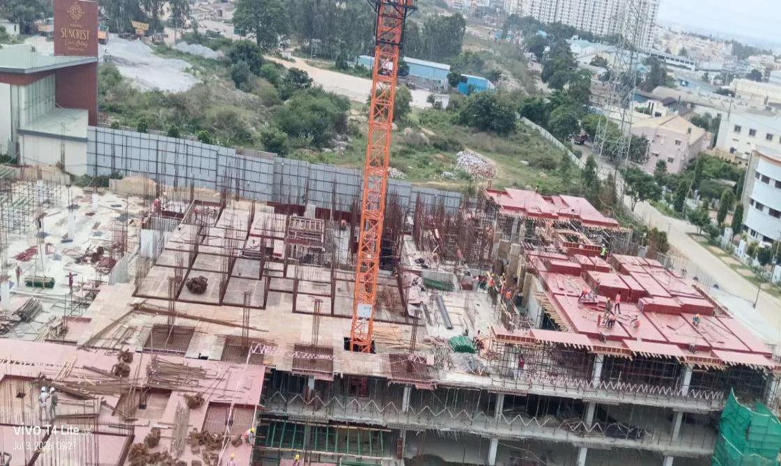 Prestige Suncrest: Site photo filed with Karnataka RERA