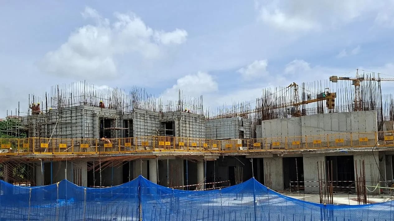 Prestige Southern Star: Site photo filed with Karnataka RERA