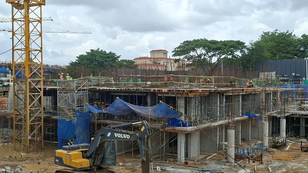 Prestige Southern Star: Site photo filed with Karnataka RERA