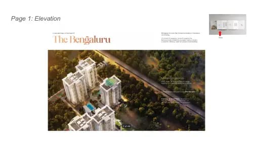 The Adwaith By Sanjeevini: Brochure, page 4 (filed with Karnataka RERA)