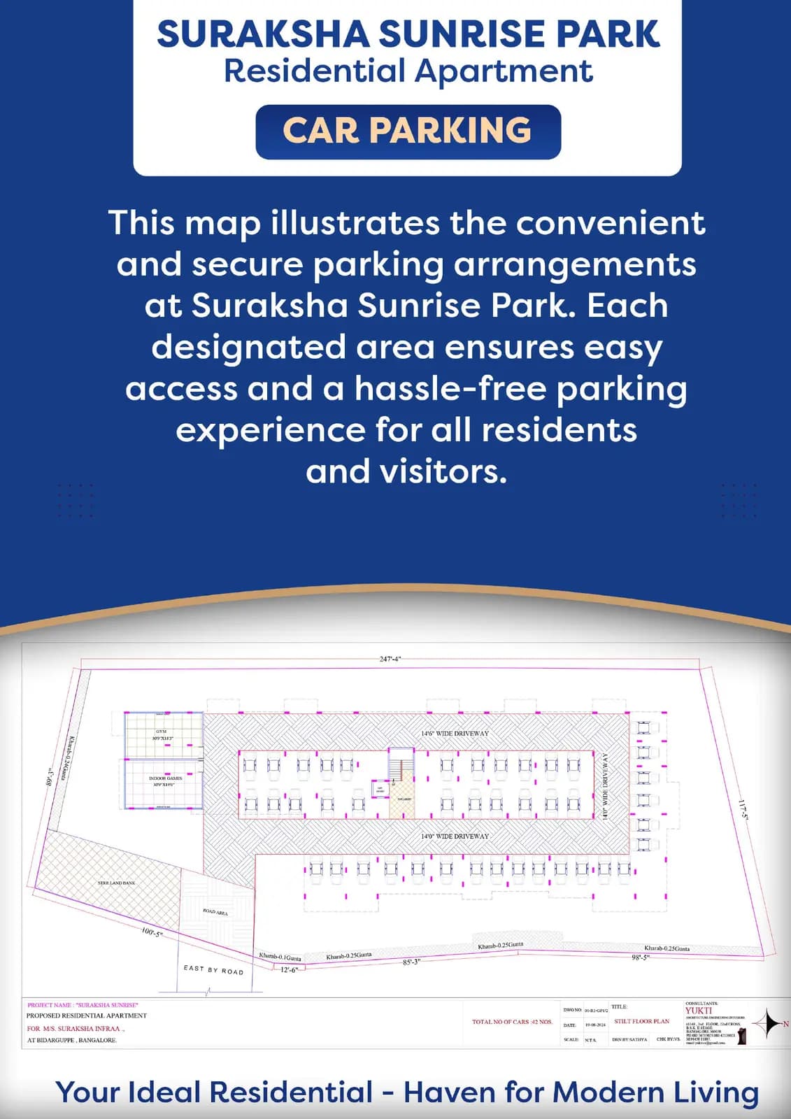 Suraksha Sunrise Park: Brochure, page 3 (filed with Karnataka RERA)