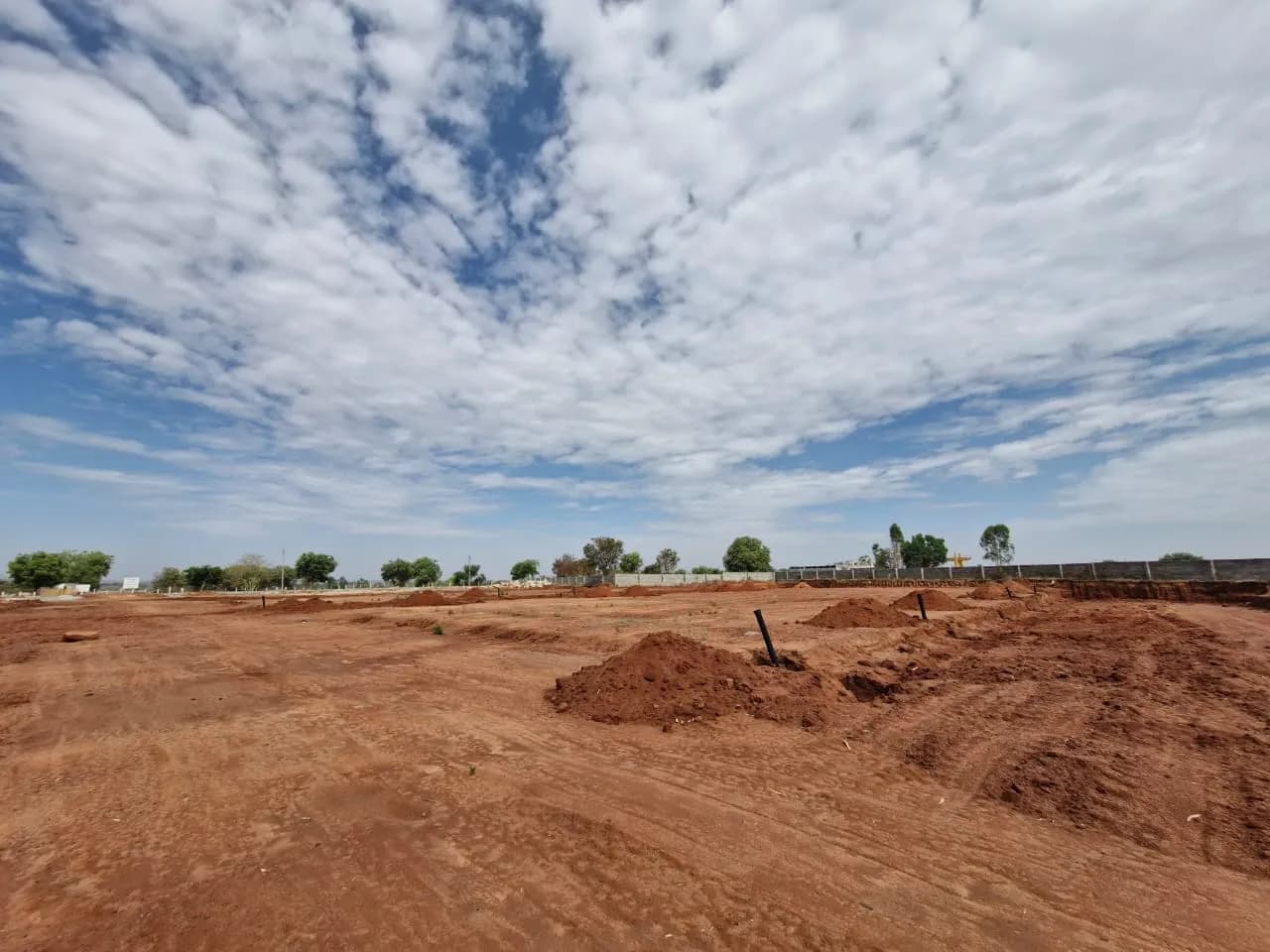 Shantivan: Site photo filed with Karnataka RERA