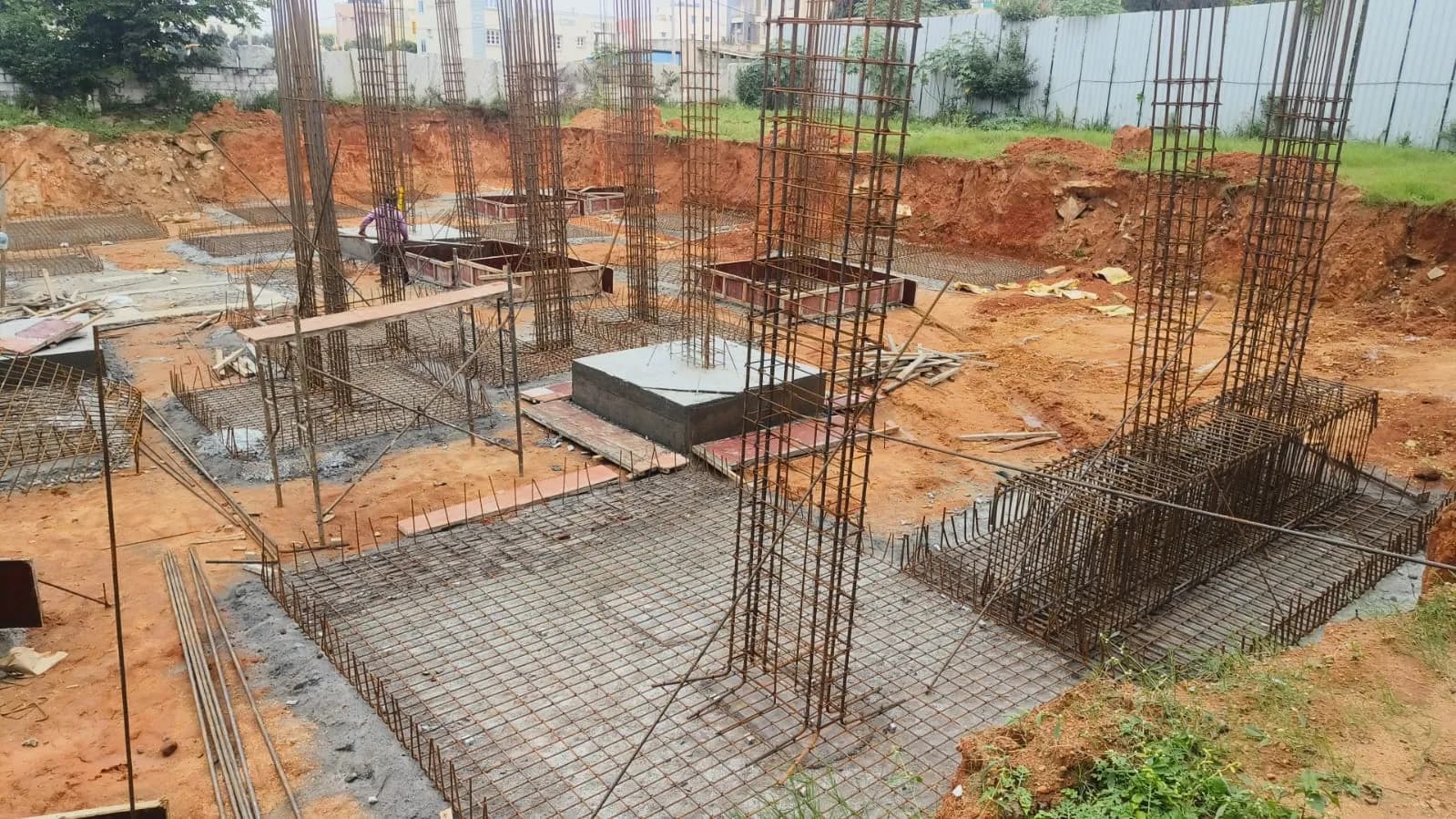 MLN Enclave: Site photo filed with Karnataka RERA