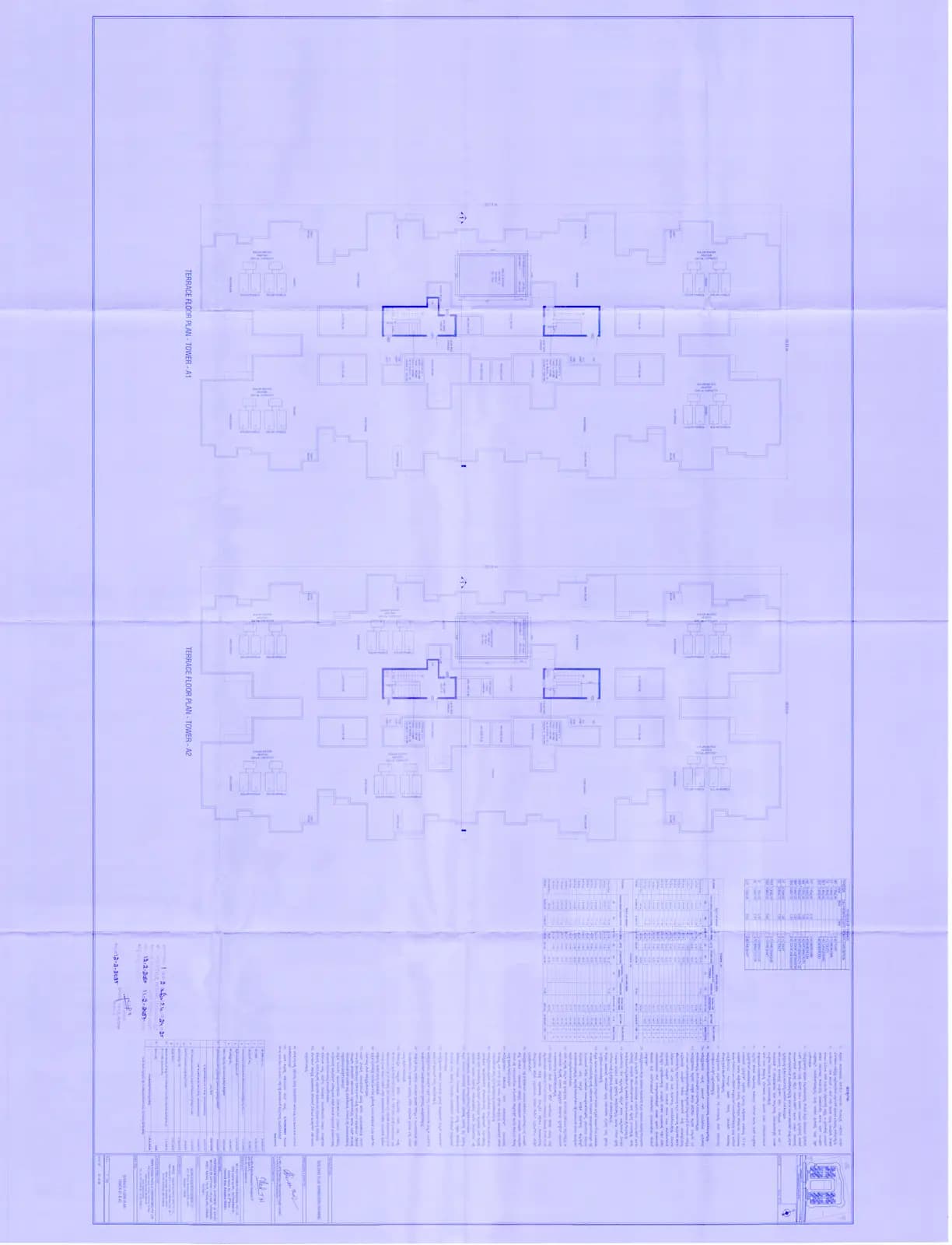 Assetz Ren & Rei: Terrace Floor Plan (filed with Karnataka RERA)