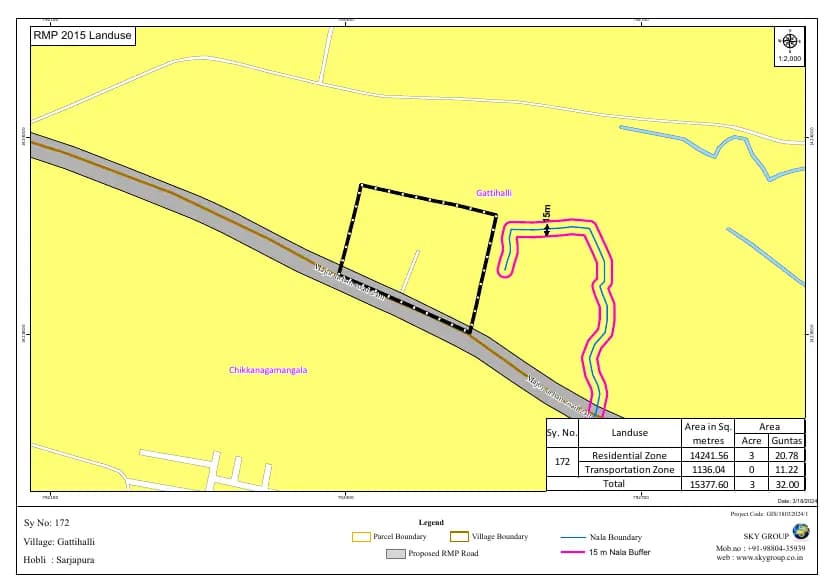 Assetz Ren & Rei: Annexure 5-Demarcation of proposed Land (filed with Karnataka RERA)