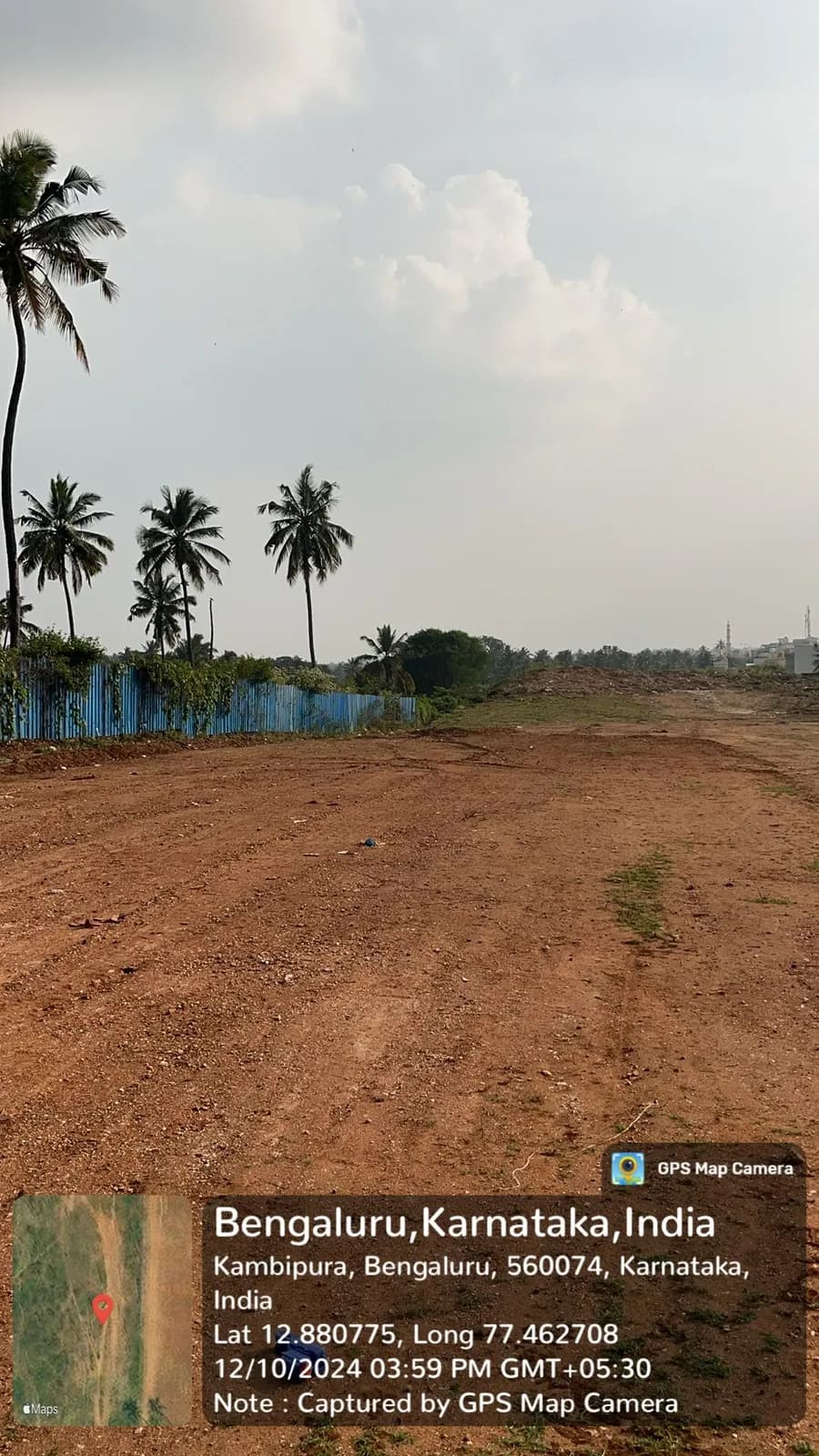 Good Earth Cadence: Site photo filed with Karnataka RERA