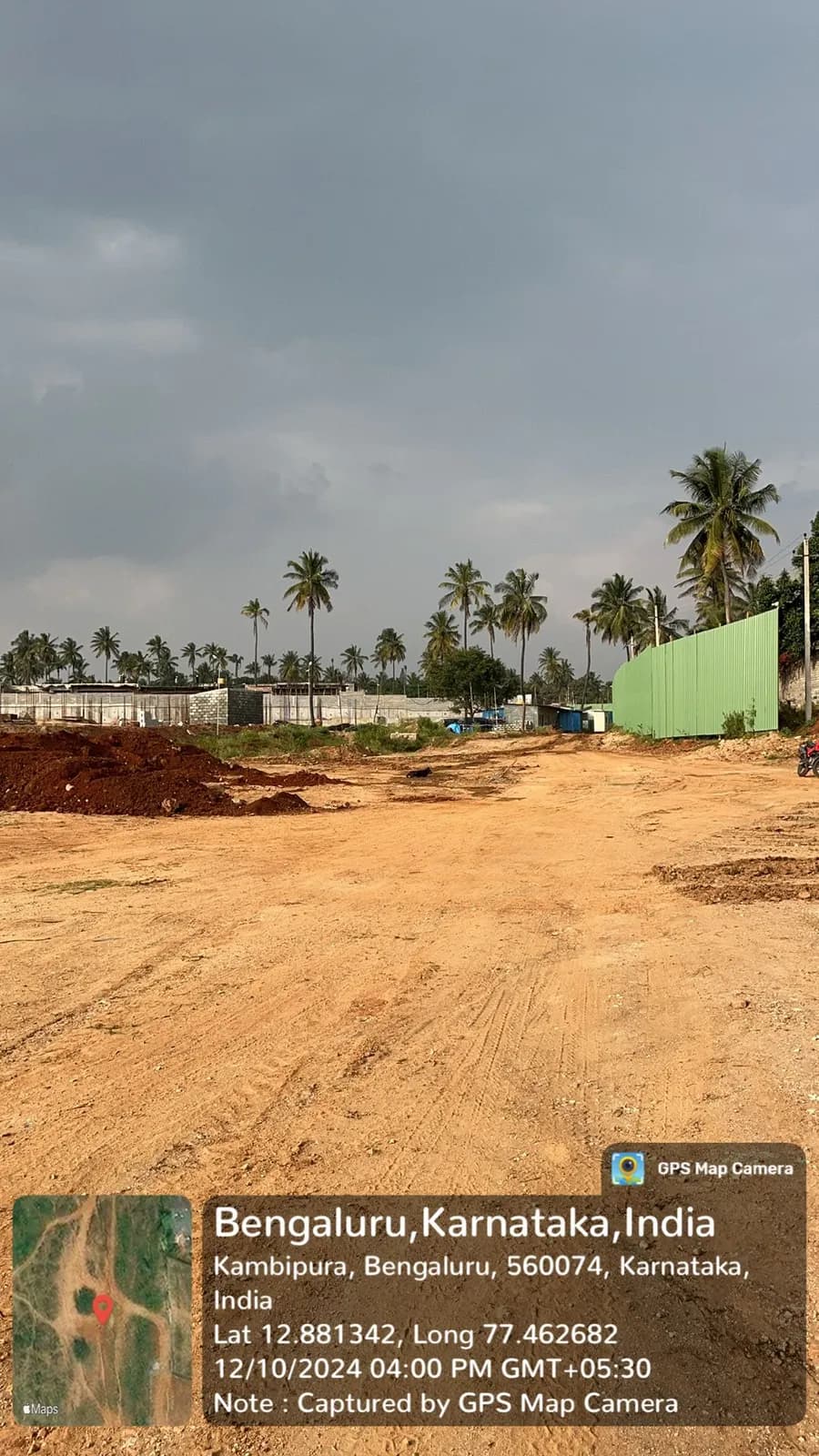 Good Earth Cadence: Site photo filed with Karnataka RERA