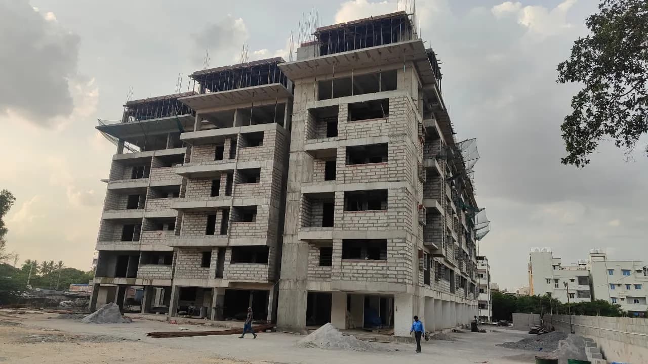 Platinum Landmark: Site photo filed with Karnataka RERA