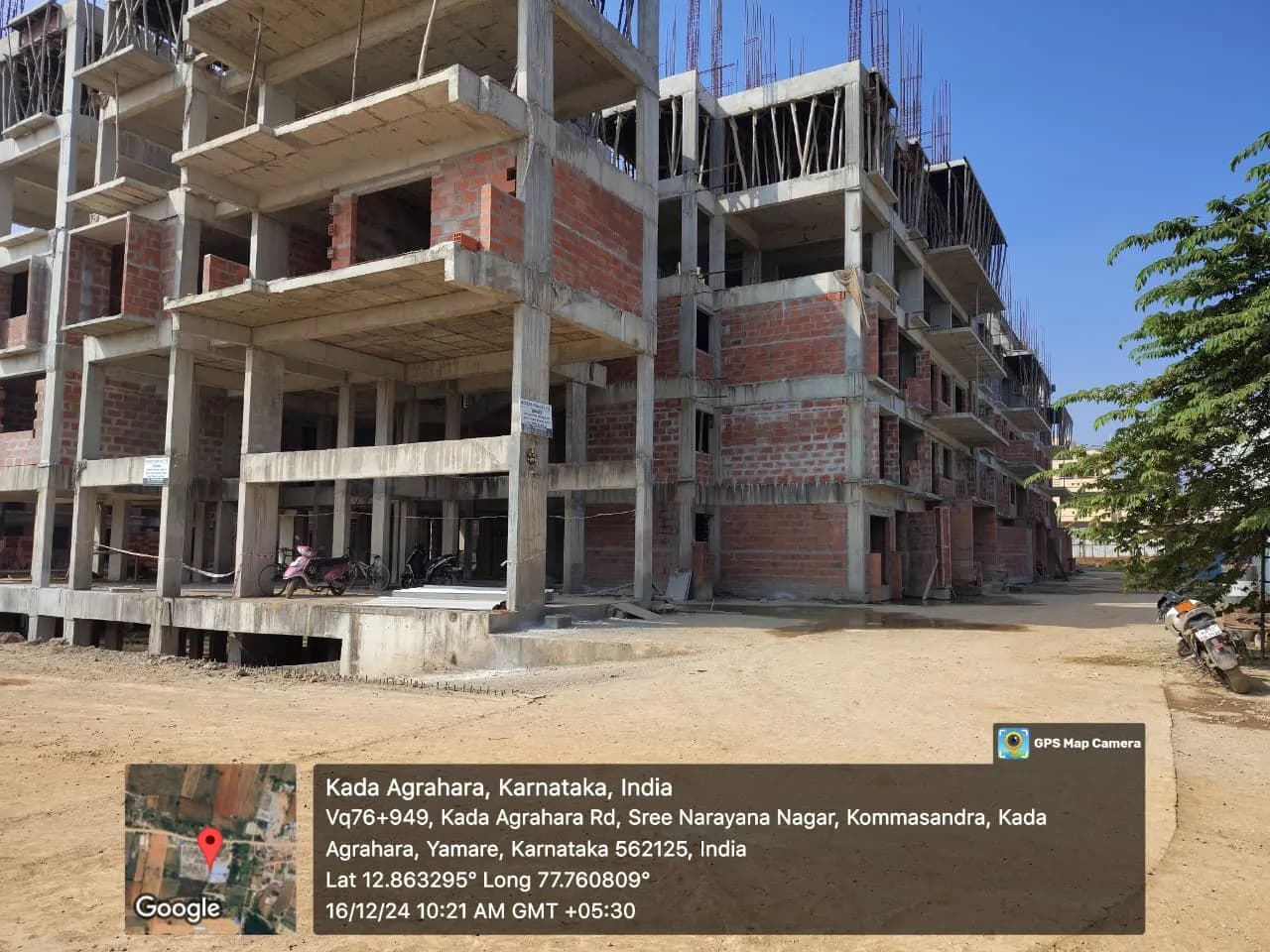 Green Storeys: Site photo filed with Karnataka RERA