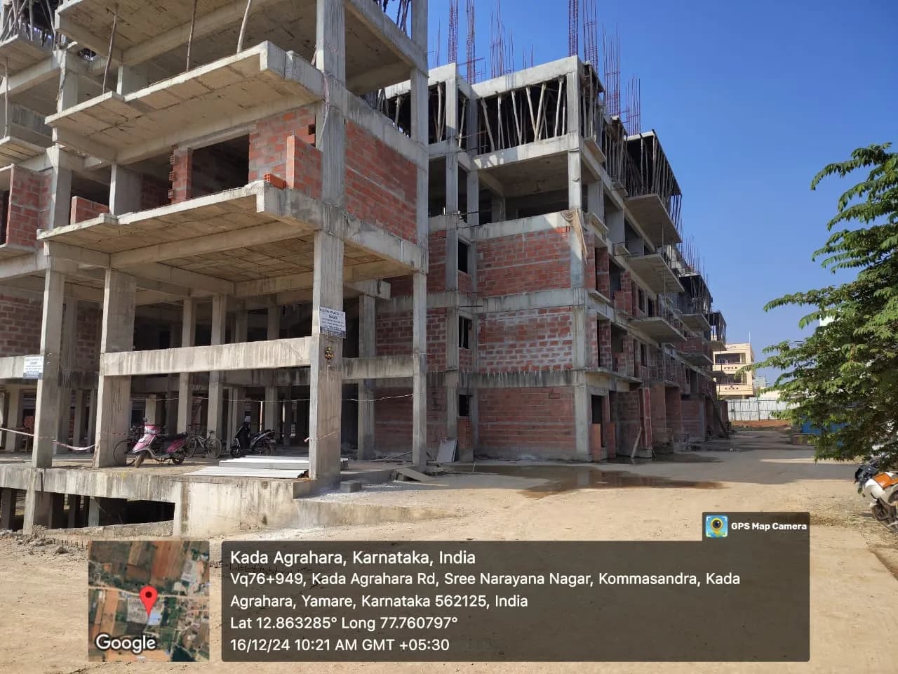 Green Storeys: Site photo filed with Karnataka RERA