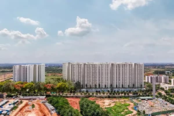 Provident Ecopolitan: Aerial view of project development