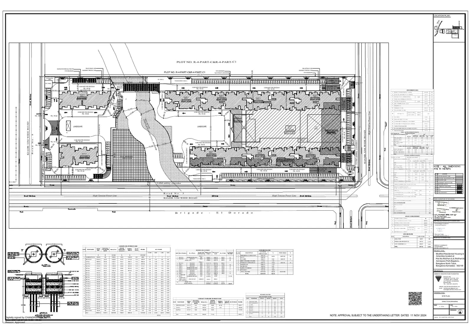 Provident Ecopolitan: Approved Building Plan (filed with Karnataka RERA)