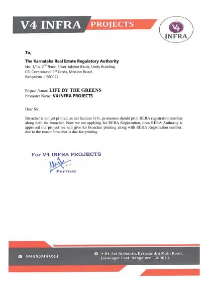 Life By The Greens: Brochure (filed with Karnataka RERA)