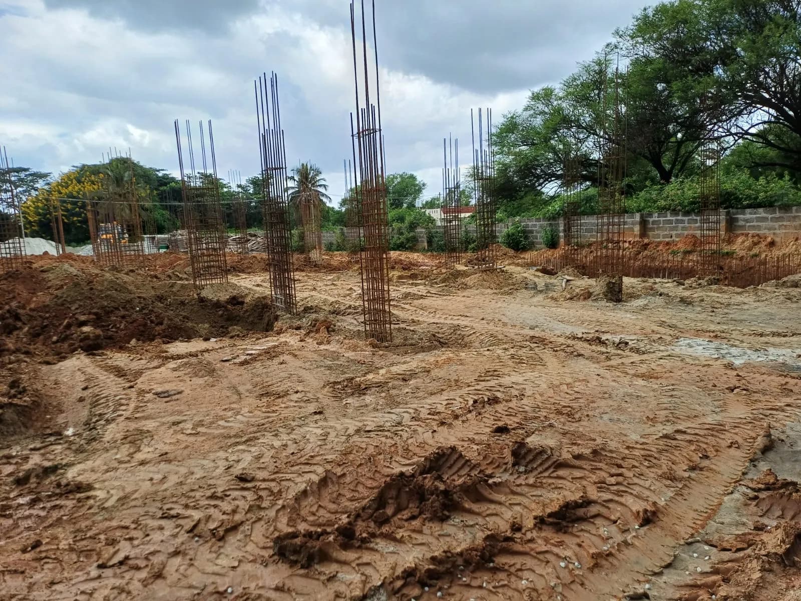 Silver Oak Pearl: Site photo filed with Karnataka RERA