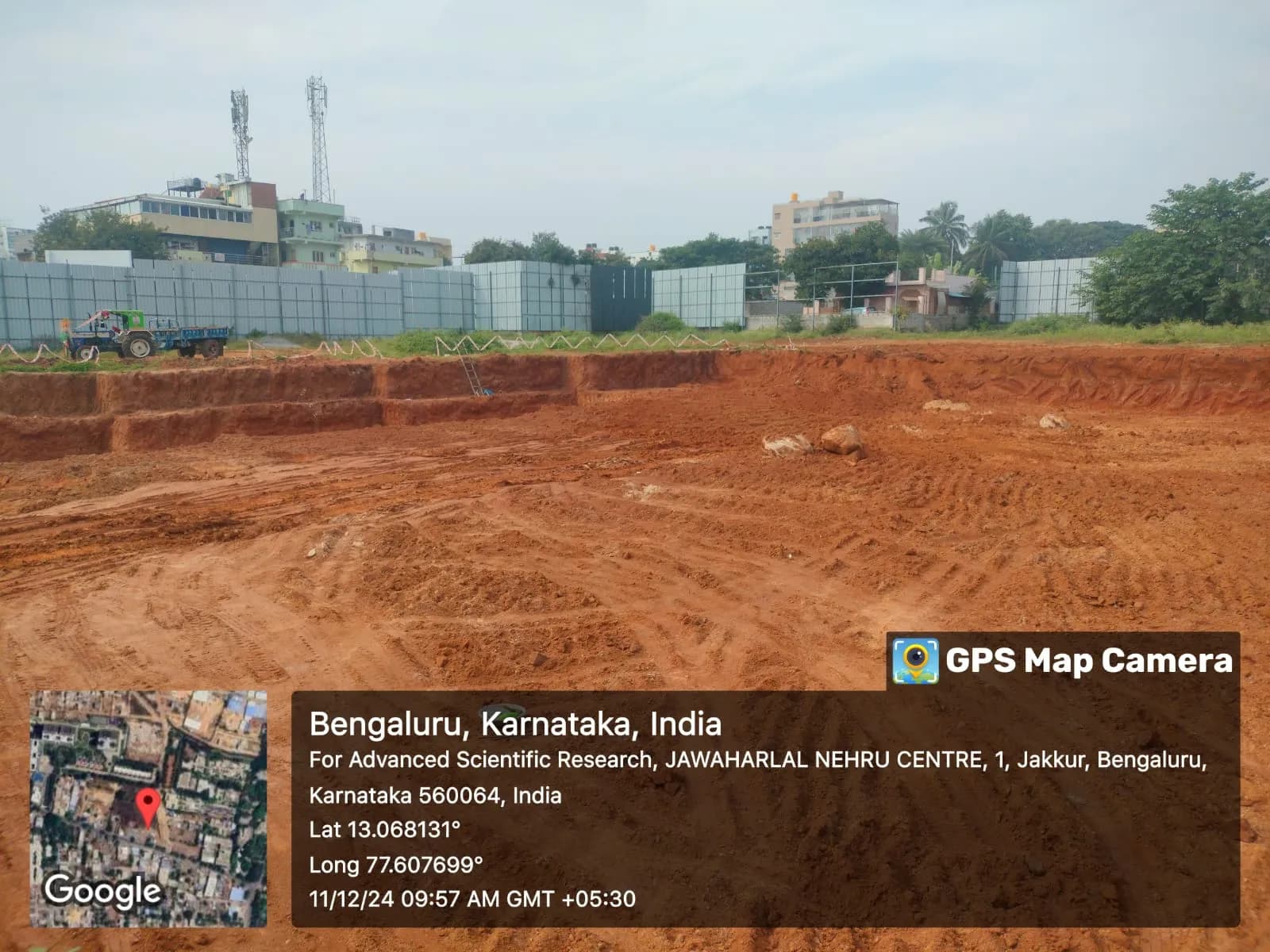 Cumins Sanctum: Site photo filed with Karnataka RERA