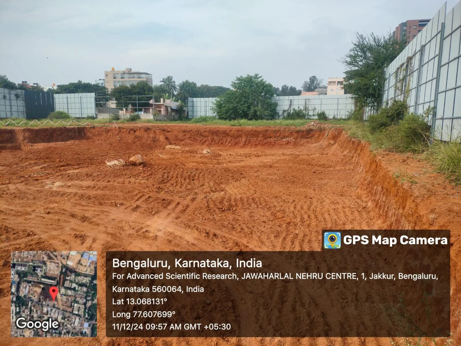 Cumins Sanctum: Site photo filed with Karnataka RERA