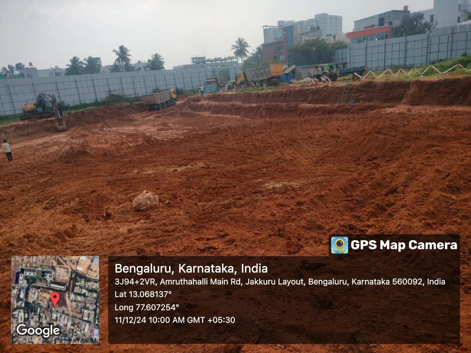 Cumins Sanctum: Site photo filed with Karnataka RERA
