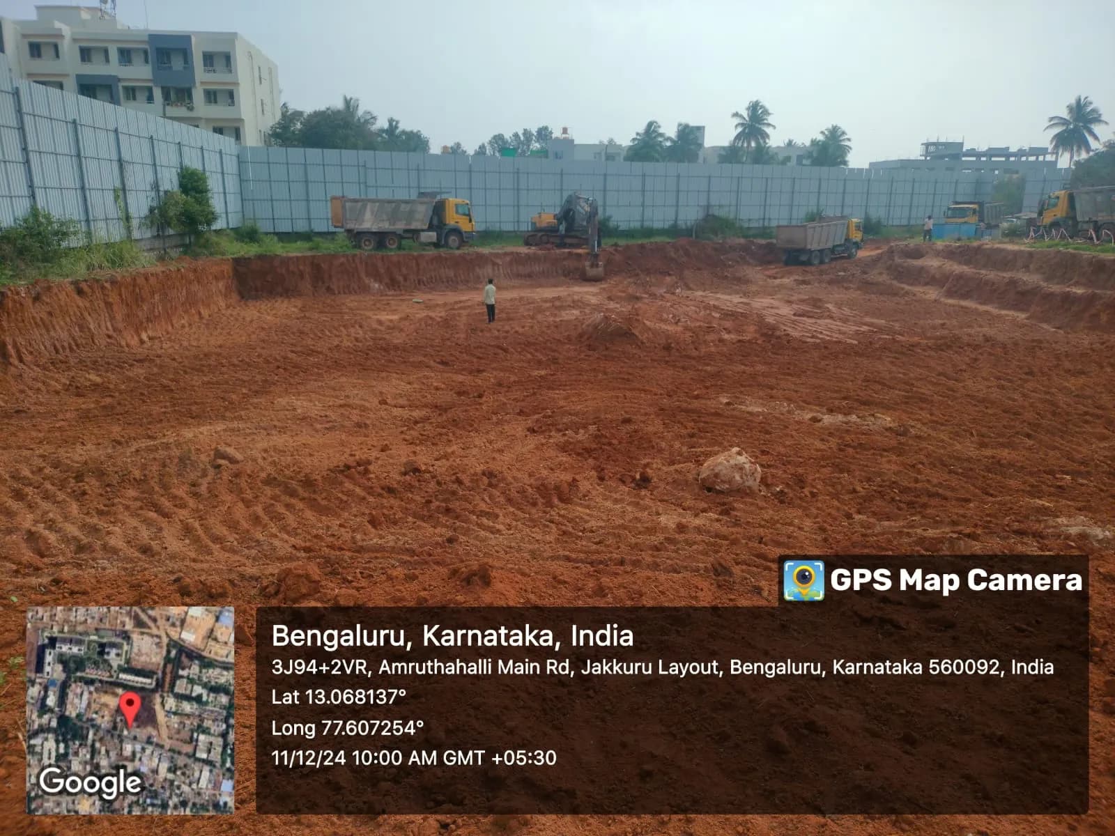 Cumins Sanctum: Site photo filed with Karnataka RERA