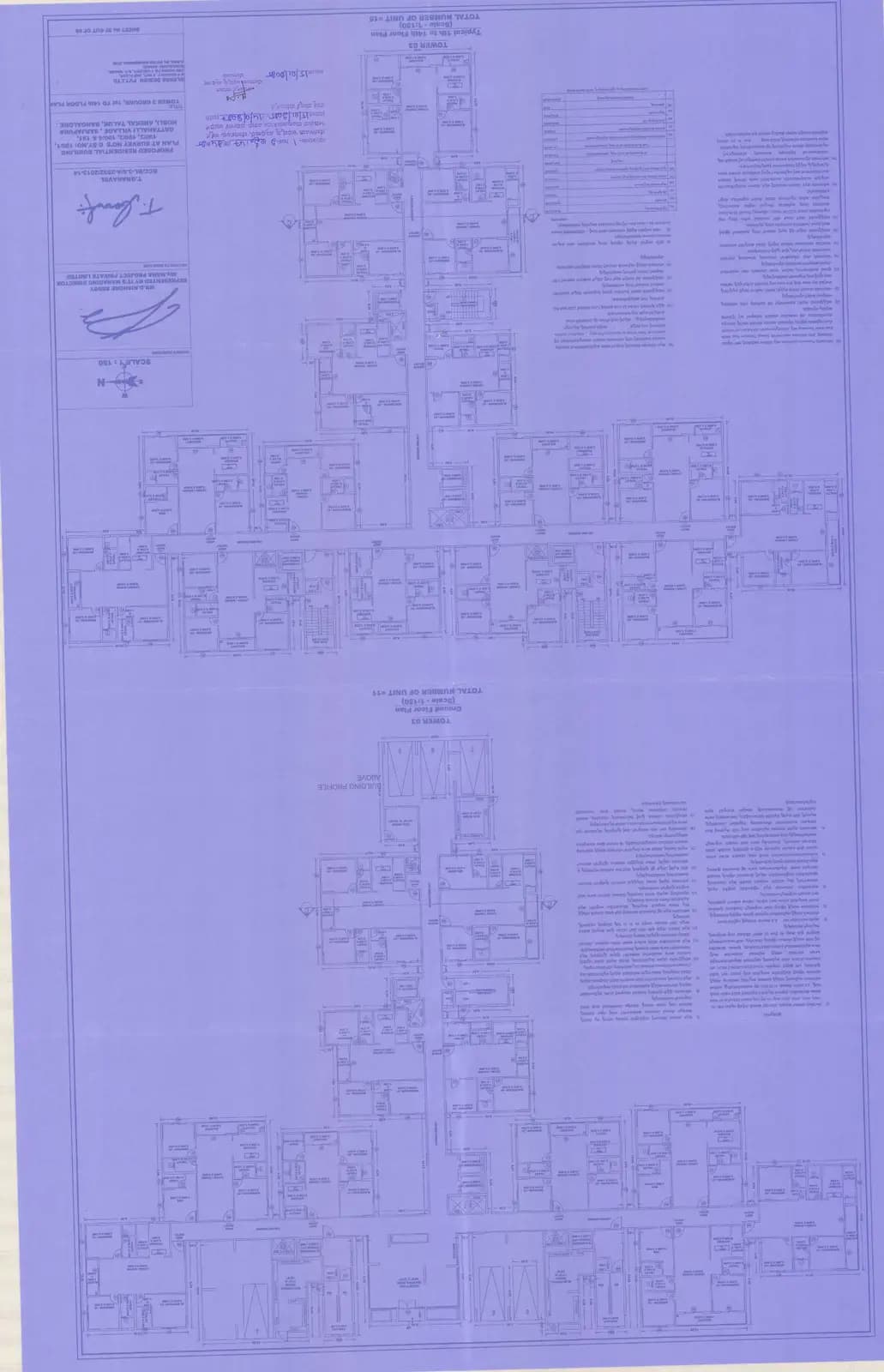 Mana Vista: Tower-3 Ground 1st To 14th Floor Plan.pdf (filed with Karnataka RERA)