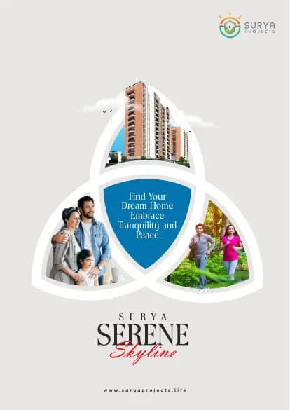 Surya Serene Skyline: Brochure, page 1 (filed with Karnataka RERA)