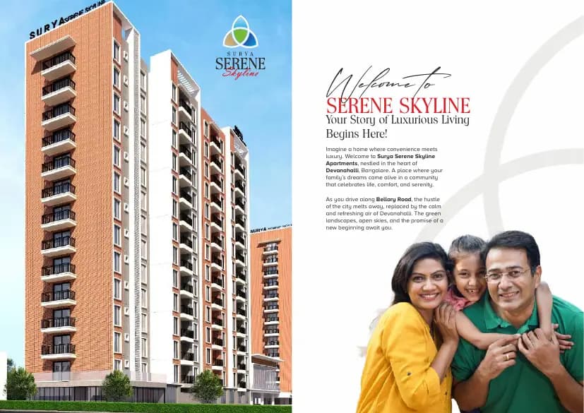 Surya Serene Skyline: Brochure, page 2 (filed with Karnataka RERA)