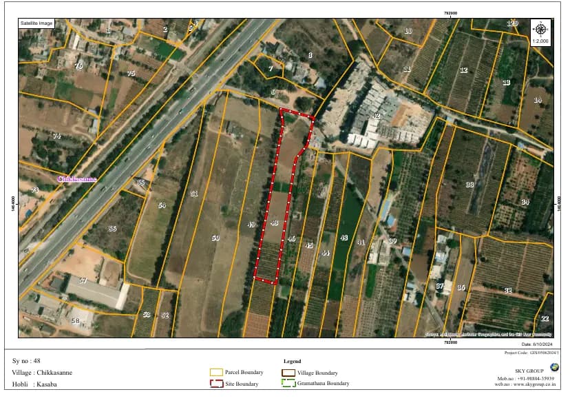 Surya Serene Skyline: Demarcation of the land in cdp (filed with Karnataka RERA)