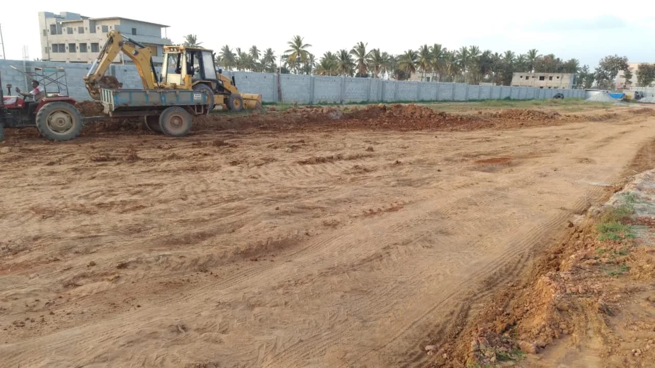 Rings Avenue: Site photo filed with Karnataka RERA