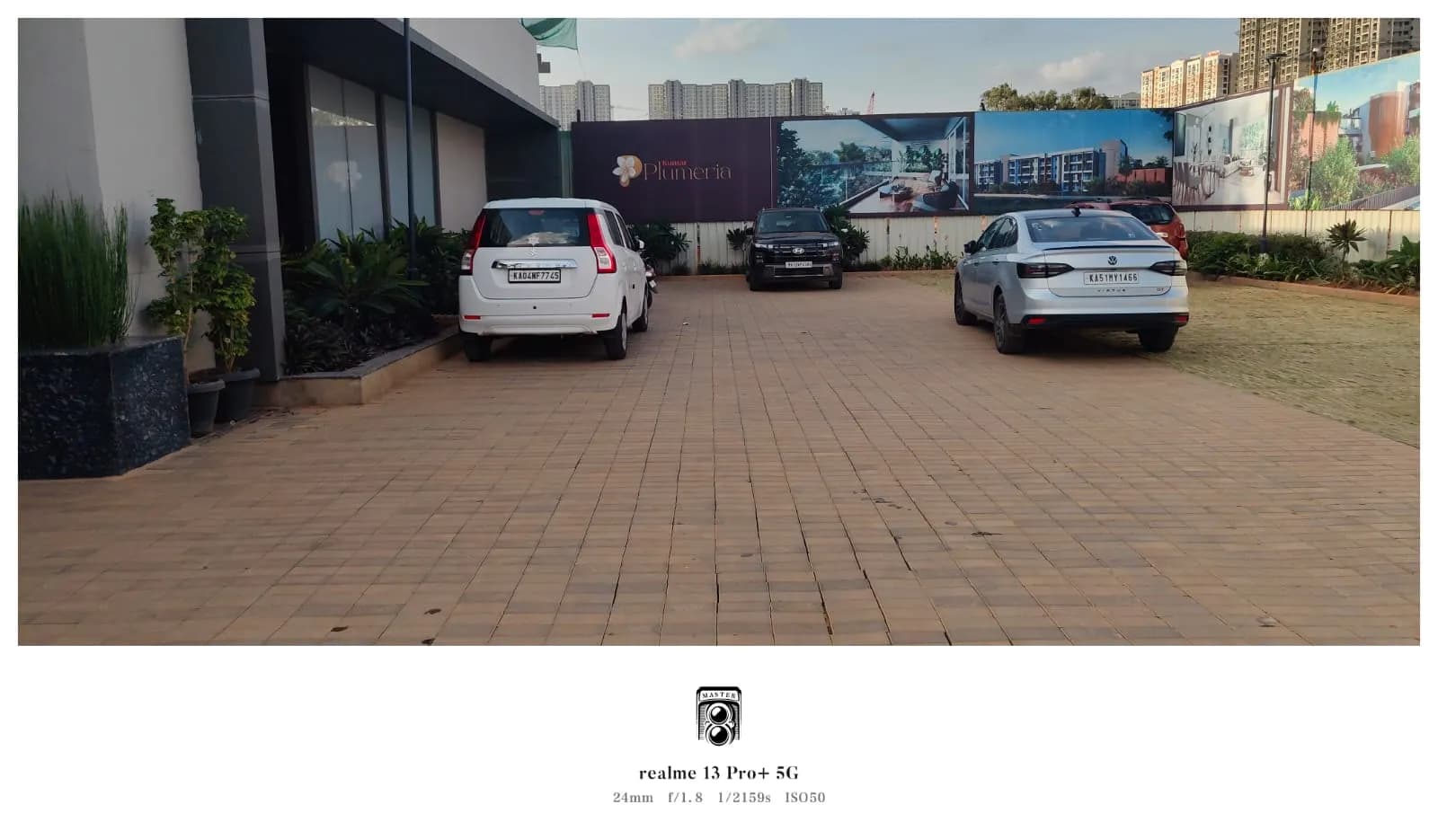Kumar Plumeria: Site photo filed with Karnataka RERA