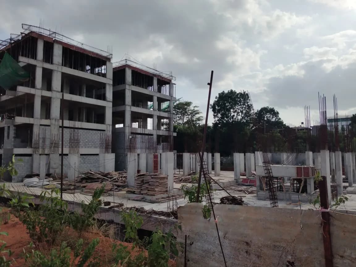 Kumar Plumeria: Site photo filed with Karnataka RERA