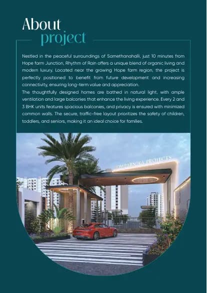 Sowparnika Rhythm of Rain: Brochure, page 2 (filed with Karnataka RERA)