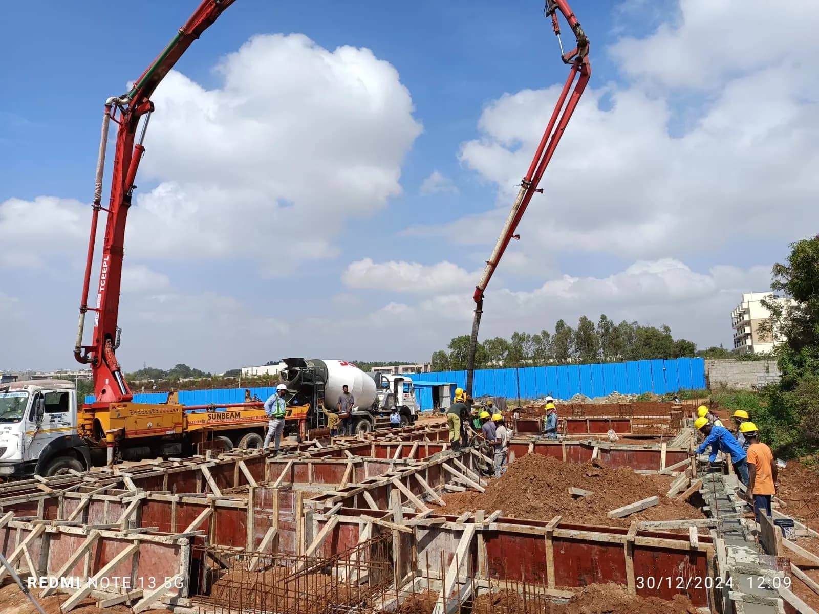 Sowparnika Rhythm of Rain: Site photo filed with Karnataka RERA