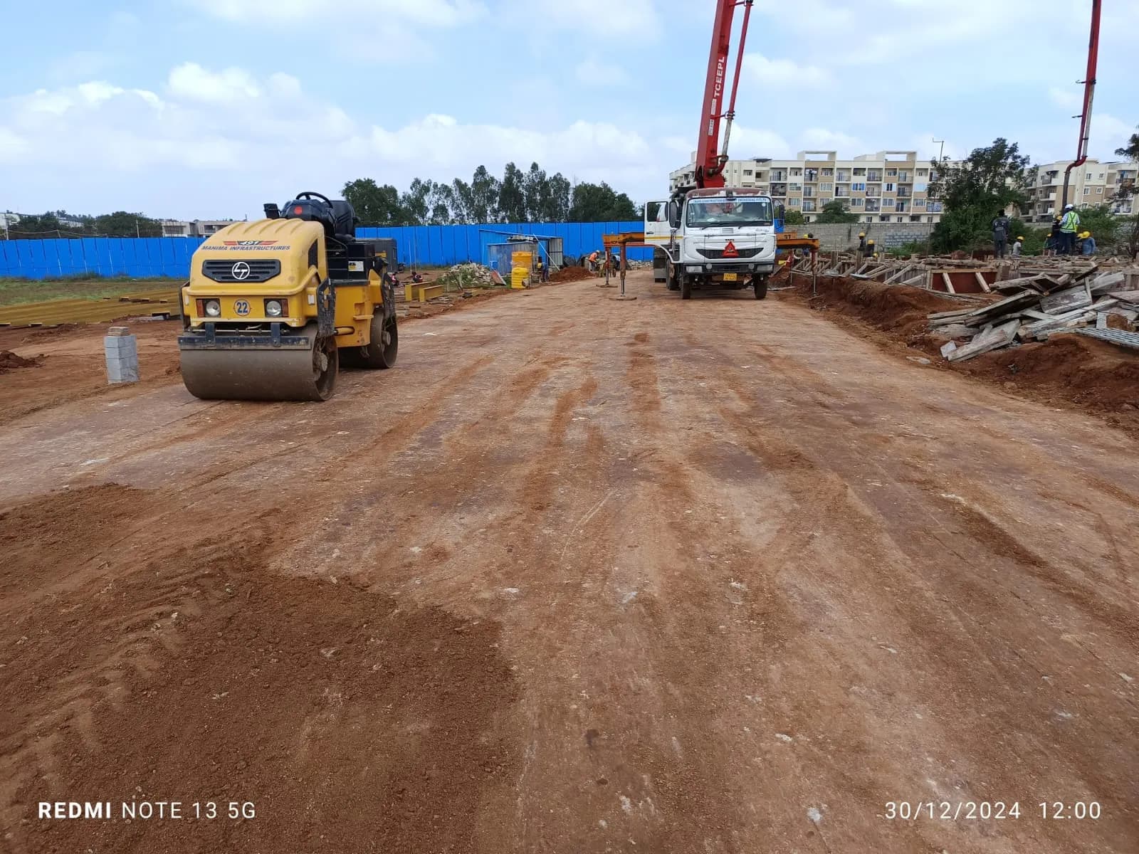 Sowparnika Rhythm of Rain: Site photo filed with Karnataka RERA